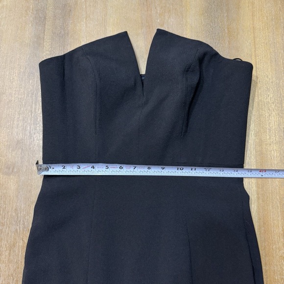 Dress The Population Fernanda Strapless Evening Gown Black Women's Size Medium - Picture 6 of 14